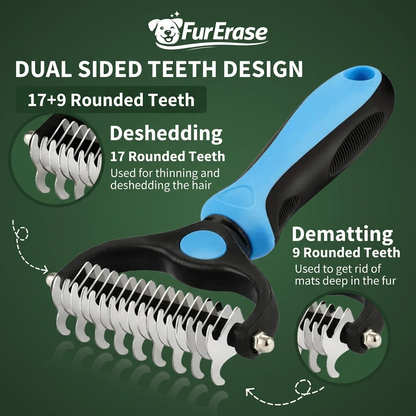 FurEraser Dual Sided Undercoat Rake